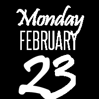 Monday, February 23