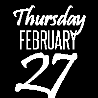 Thursday, February 27