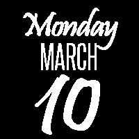 Monday, March 10