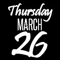 Thursday, March 26
