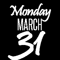 Monday, March 31