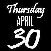 Thursday, April 30