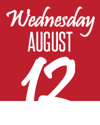 Wednesday, August 12