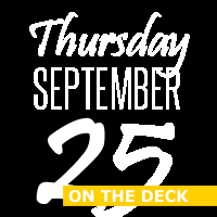 Thursday, September 25