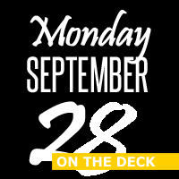 Monday, Setpember 28