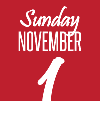 Sunday, November 1