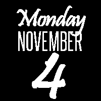 Monday, November 4