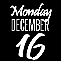 Monday, December 16